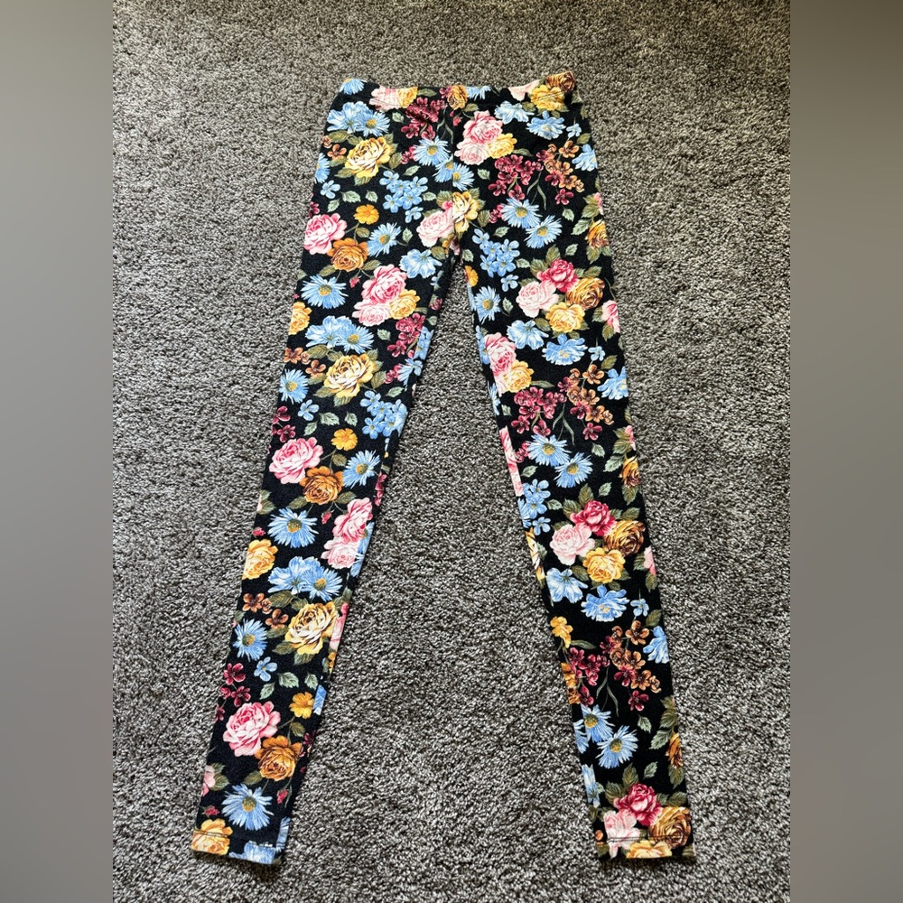 Floral print leggings